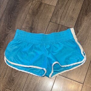 Women's Blue Athletic Shorts